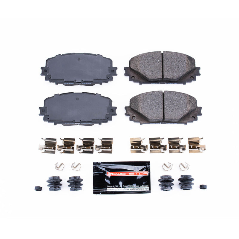 Power Stop 12-18 Toyota Yaris Front Z23 Evolution Sport Brake Pads w/Hardware Brake Pads - Performance PowerStop