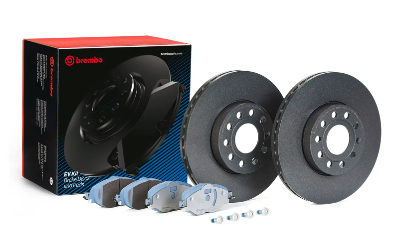 Brembo OE 12-21 VW Golf VII (5G1, BQ1, BE1, BE2) EV Brake Kit - Left Front/Rear Brake Kits - OE Brembo OE