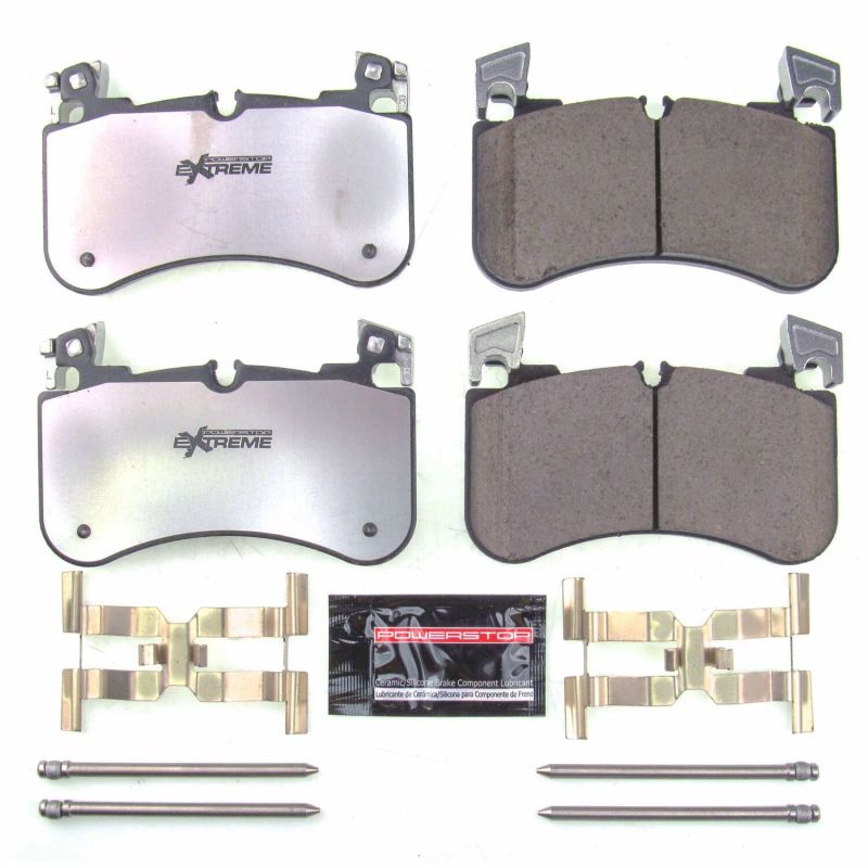 Power Stop 18-19 Land Rover Discovery Front Z36 Truck & Tow Brake Pads w/Hardware Brake Pads - Performance PowerStop
