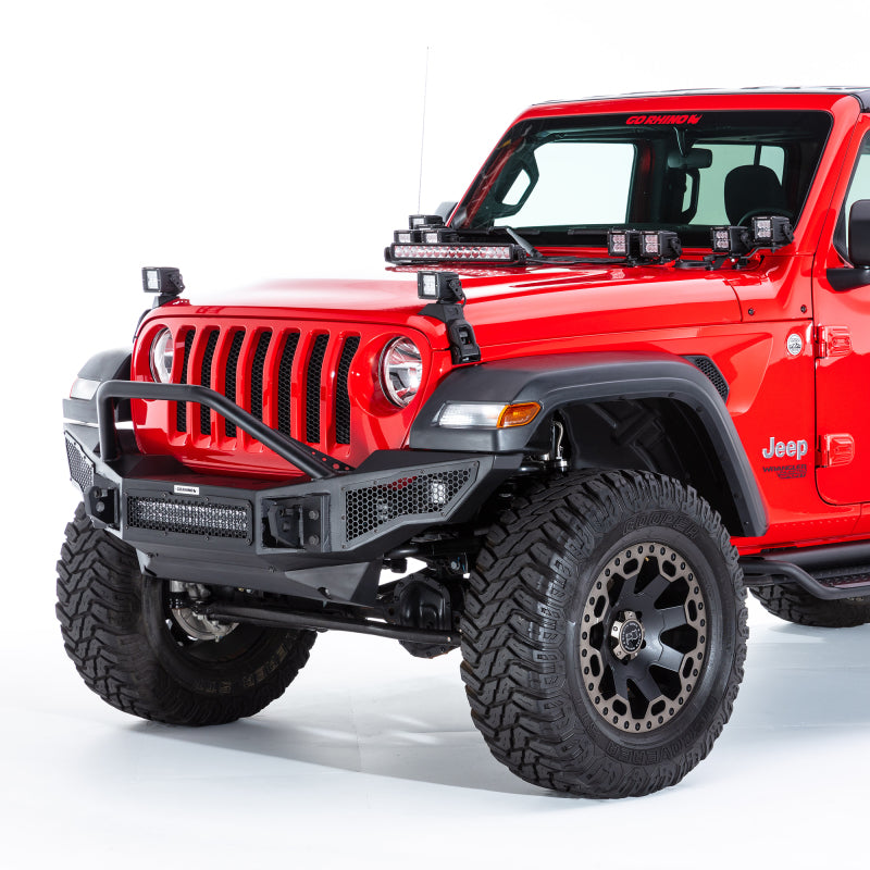 Go Rhino 18-20 Jeep Wrangler JL/JLU/Gladiator JT Light Mount - 3in Cube Light Mounts Go Rhino