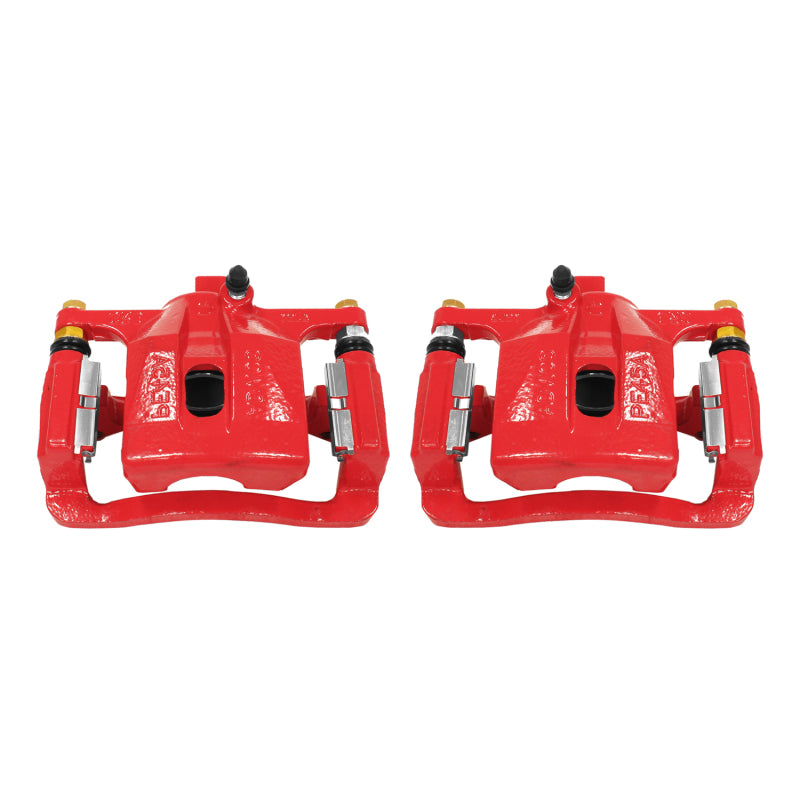 Power Stop 06-10 Hummer H3 Rear Red Calipers w/Brackets - Pair Brake Calipers - Perf PowerStop