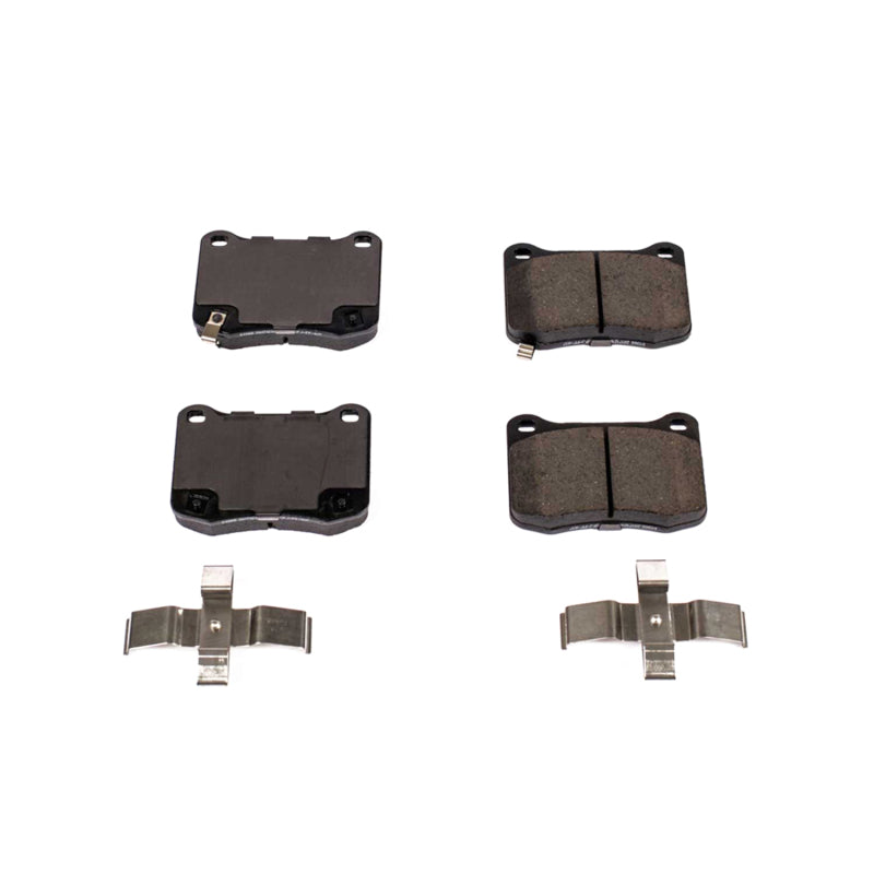 Power Stop 08-14 Lexus IS F Rear Z17 Evolution Ceramic Brake Pads w/Hardware Brake Pads - OE PowerStop