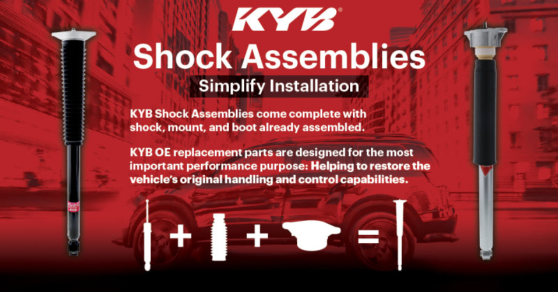 KYB 13-16 / 2020 Ford Fusion Excel-G Rear Gas Shock Assembly Shocks and Struts KYB