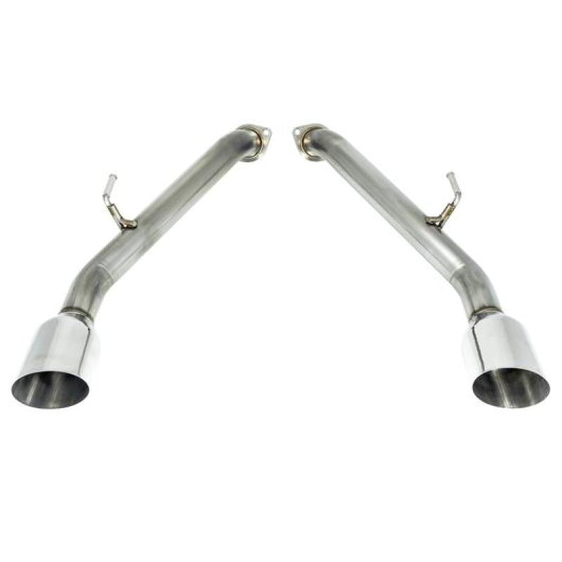 Remark 2014+ Infiniti Q50 Axle Back Exhaust w/Stainless Steel Single Wall Tip Axle Back Remark