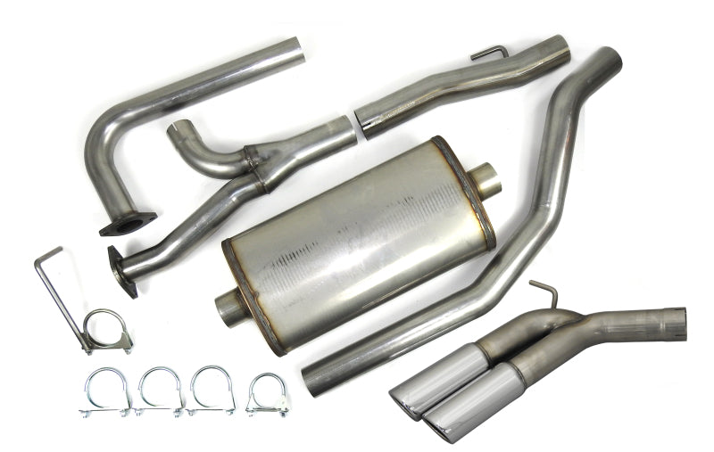JBA 04-20 Nissan Titan 5.6L 409SS Pass Side Dual Exit Cat-Back Exhaust Catback JBA