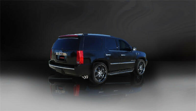 Corsa 2007-2010 Cadillac Escalade 6.2L V8 Polished Sport Cat-Back Exhaust Catback CORSA Performance