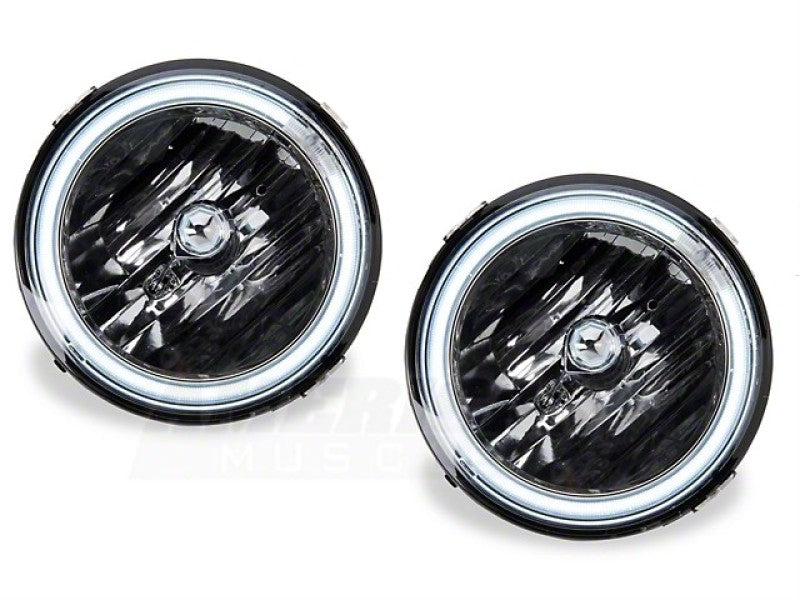 Raxiom 05-12 Ford Mustang GT LED Halo Fog Lights (Chrome) Headlights Raxiom