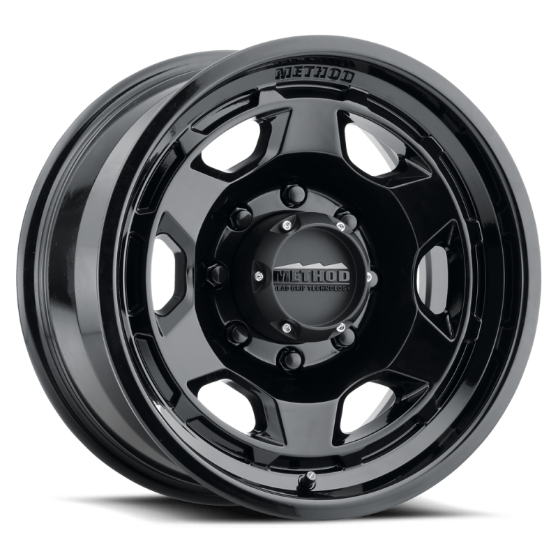 Method MR708 - 17x8.5 / 6x5.5 / ET 25 / 106.25 CB - Gloss Black Wheels - Cast Method Wheels