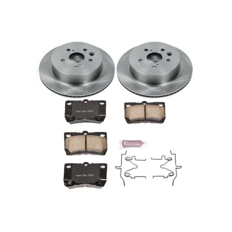 Power Stop 2006 Lexus GS300 Rear Autospecialty Brake Kit Brake Kits - OE PowerStop
