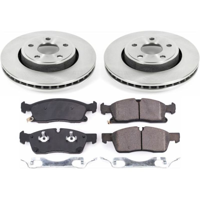 Power Stop 17-19 Jeep Grand Cherokee Front Autospecialty Brake Kit Brake Kits - OE PowerStop