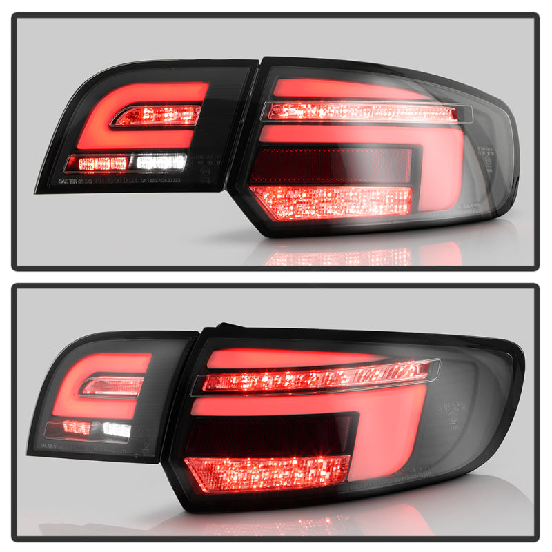 Spyder 09-13 Audi A3 Full LED Tail Lights - Black (ALT-YD-AA309-LED-BK) Tail Lights SPYDER