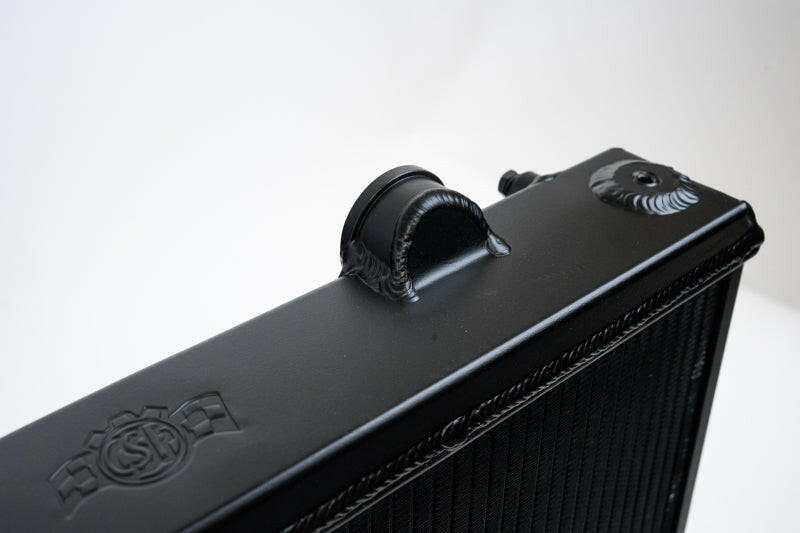 CSF 92-00 Honda Civic w/K-Swap V3 Radiator - Black Finish Radiators CSF