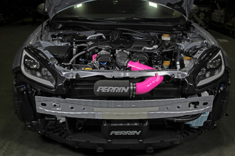 PERRIN 22-25 Subaru BRZ / Toyota GR86 Cold Air Intake - Hyper Pink Cold Air Intakes Perrin Performance