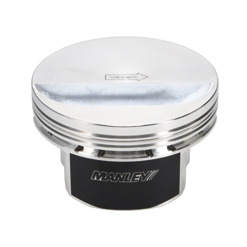 Manley Chevrolet LS Series 4.000in Stroke 4.125in Bore -5cc Flat Top Standard Pistons - Set of 8 Piston Sets - Forged - 8cyl Manley Performance