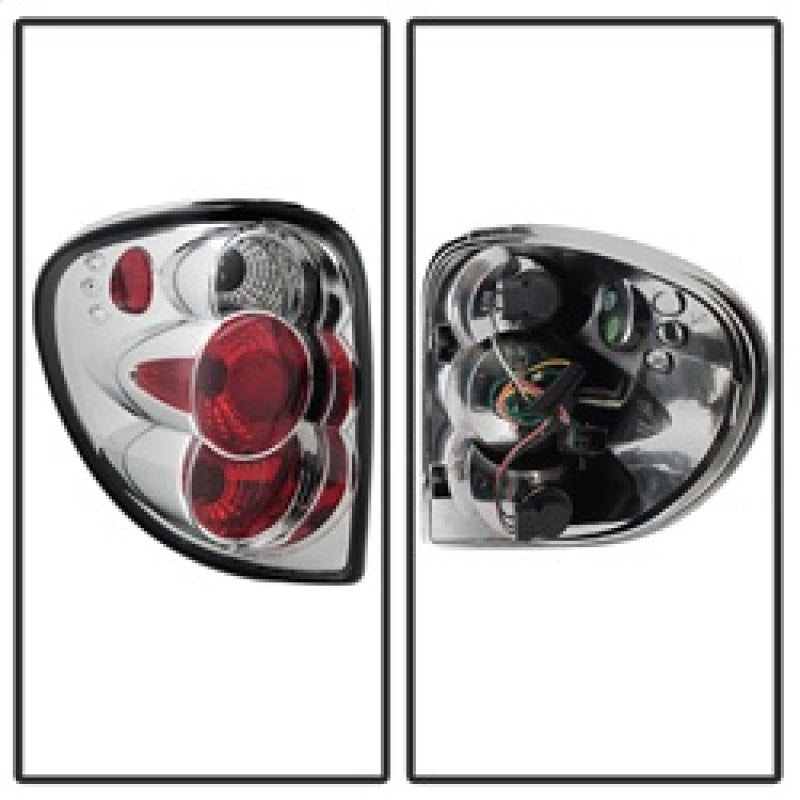 Spyder Dodge Caravan/Grand Caravan 01-07 Euro Style Tail Lights Chrome ALT-YD-DC01-C Tail Lights SPYDER