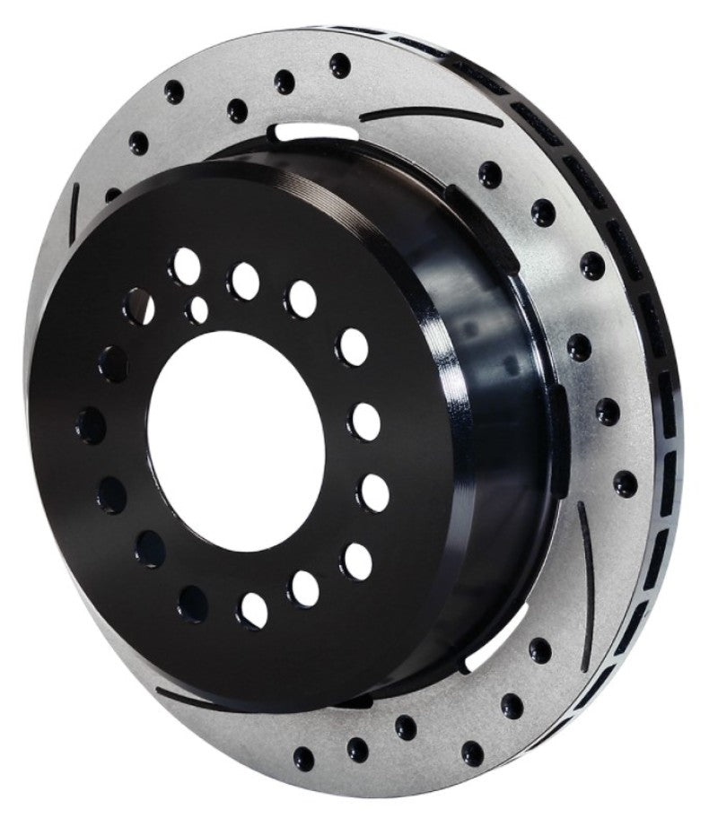 Wilwood Rotor-1.91in Offset-SRP-BLK-Drill-LH 12.19 x .810 - 5 Lug Brake Rotors - 2 Piece Wilwood