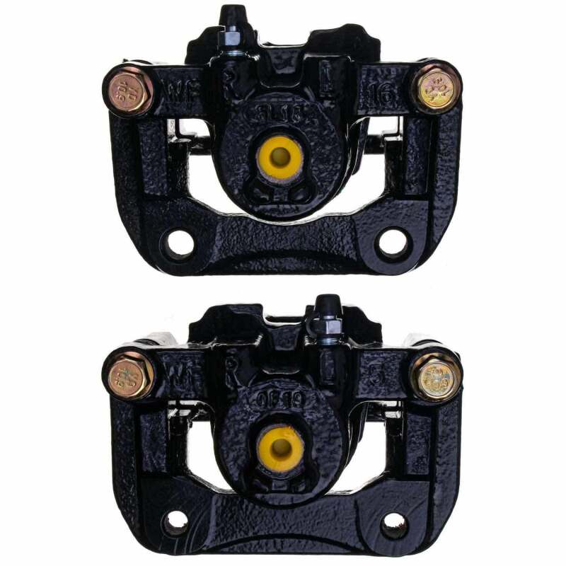 Power Stop 01-03 Acura CL Rear Black Caliper - Pair w/Bracket Brake Calipers - Perf PowerStop