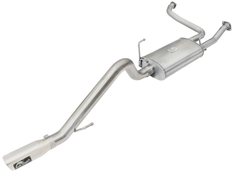 aFe MACHForce XP Exhaust Cat-Back 2.5/3in SS-409 w/ Polished Tip 05-15 Nissan Xterra V6 4.0L Catback aFe