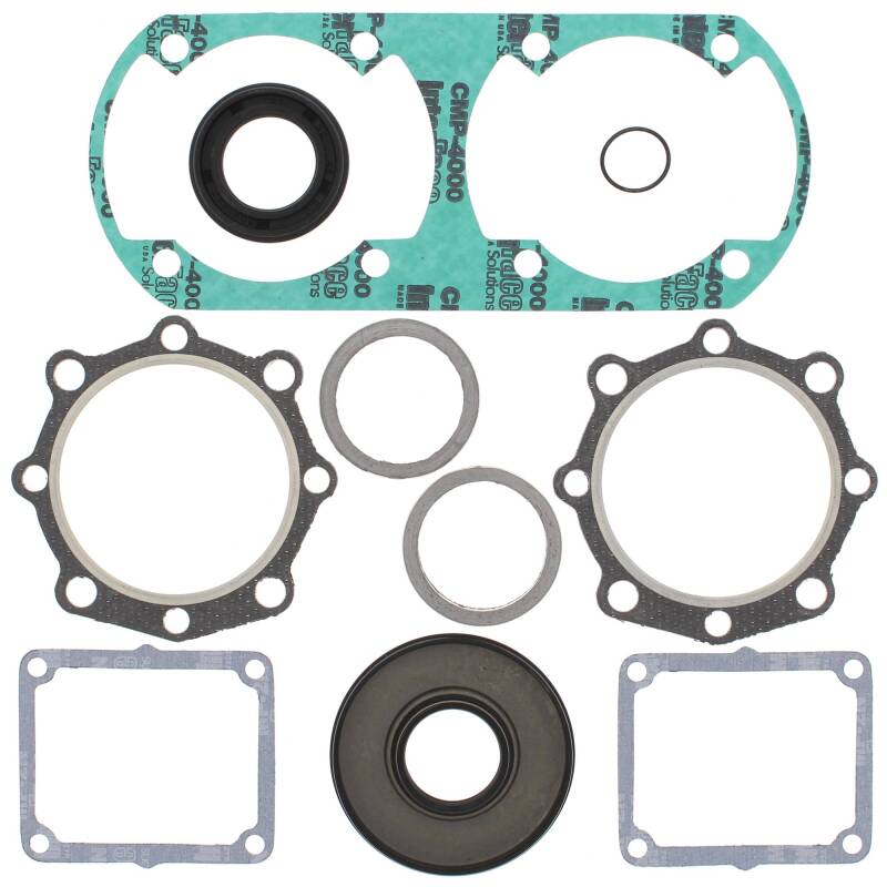 Vertex Gaskets 99-01 Yamaha Phazer 500 Complete Gasket Kit w/ Oil Seals Engine Hardware Vertex Pistons