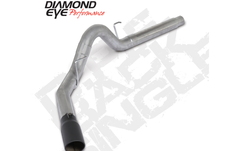 Diamond Eye 18-19 Ford 3.0L Powerstroke F150 - 4in Alum DPF Back Exhaust Kit w/ Tip 4512BRA-DEBK DPF Back Diamond Eye Performance
