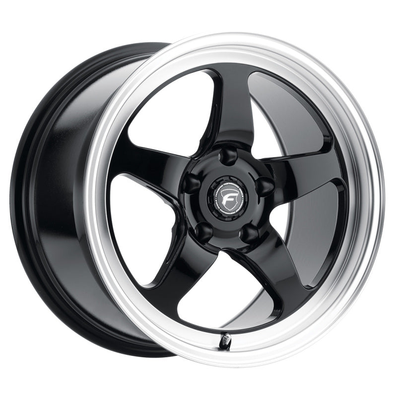 Forgestar D5 Drag 17x10 / 5x114.3 BP / ET50 / 7.5in BS Gloss Black Wheel Wheels - Cast Forgestar
