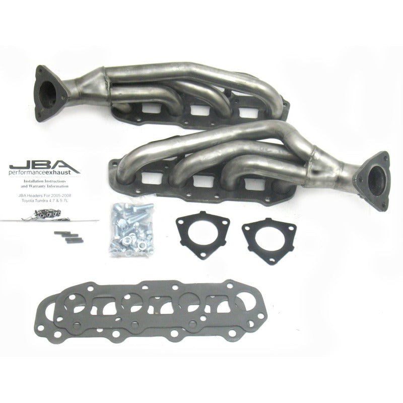 JBA 05-07 Toyota 4.7L V8 1-1/2in Primary Raw 409SS Cat4Ward Header Headers & Manifolds JBA