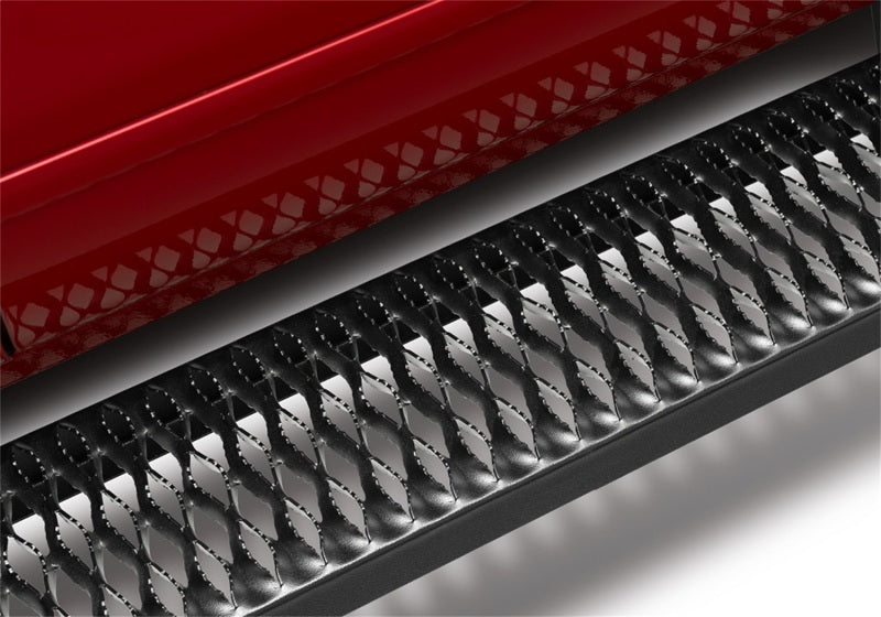 N-Fab Growler Fleet 99-16 Ford F-250/F-350 Regular Cab - Cab Length - Tex. Black Running Boards N-Fab