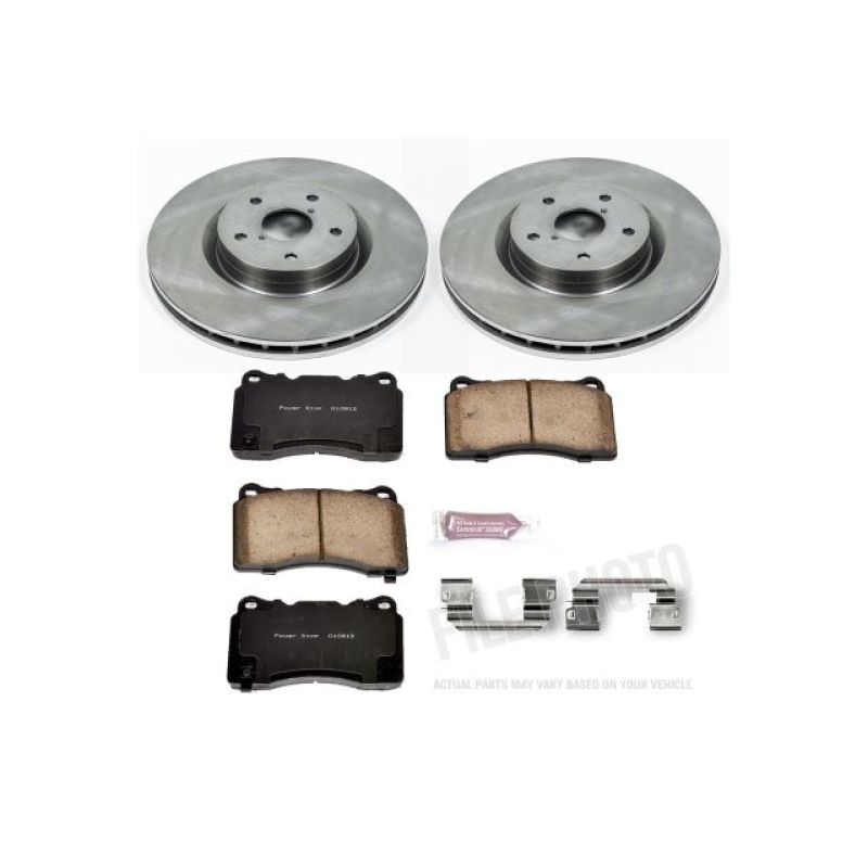 Power Stop 05-14 Subaru Impreza Front Autospecialty Brake Kit Brake Kits - OE PowerStop
