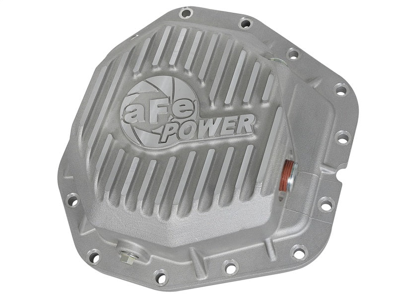 aFe Power Rear Diff Cover Raw Finish 2017 Ford F-350/F-450 V8 6.7L (td) Dana M300-14 (Dually) Diff Covers aFe