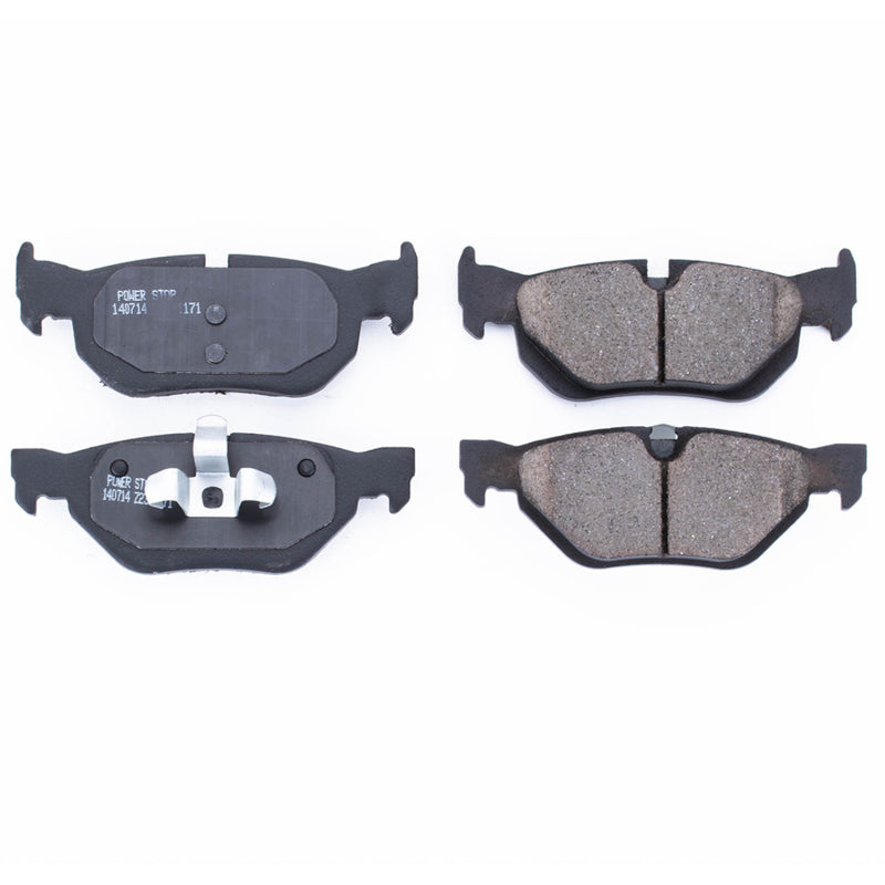 Power Stop 07-09 BMW 323i Rear Z16 Evolution Ceramic Brake Pads Brake Pads - OE PowerStop