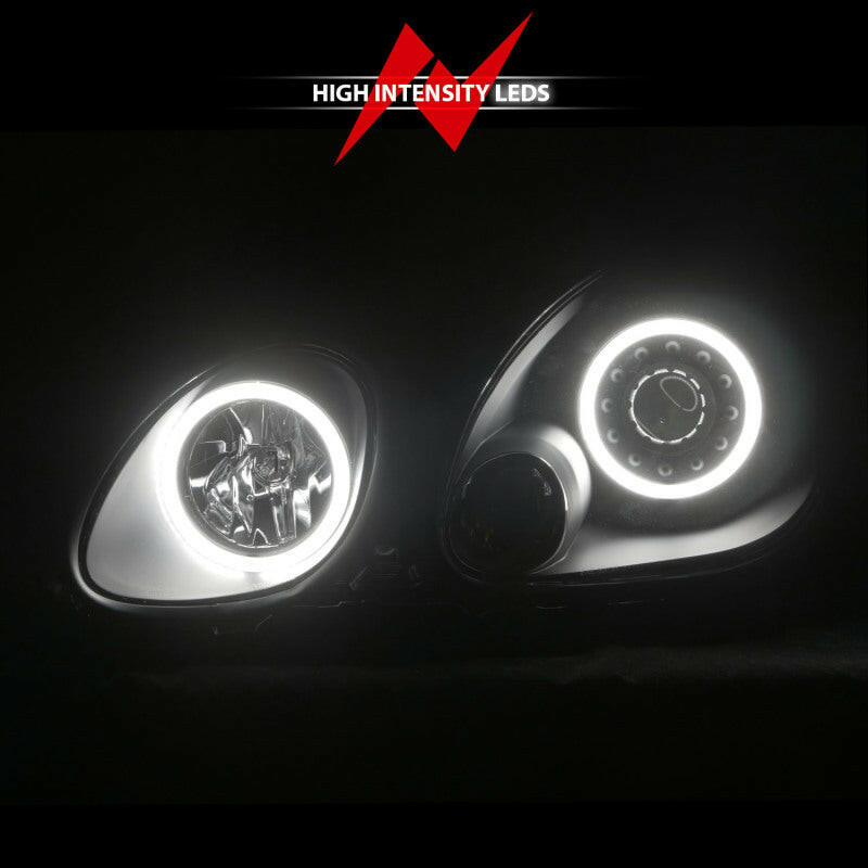 ANZO 1998-2005 Lexus Gs300 Projector Headlights w/ Halo Black Headlights ANZO