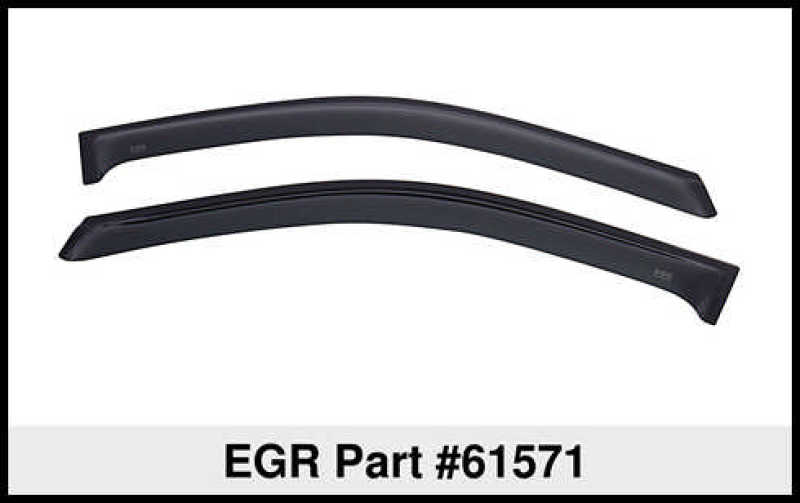 EGR 14+ Chev Silverado Reg Cab Tape-On Window Visors - Set of 2 Wind Deflectors EGR