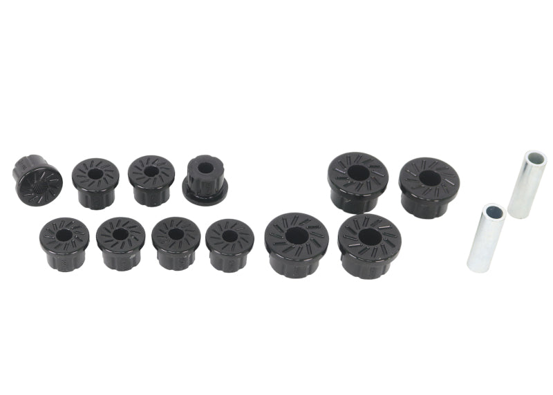 Whiteline 1986-1995 Suzuki Samurai Front Leaf Spring Eye And Shackle Bushings Spring Insulators Whiteline