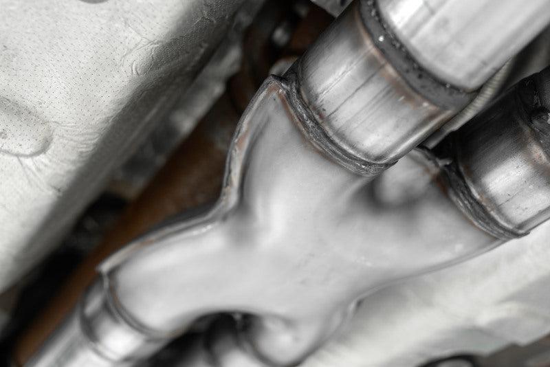 MBRP 15-19 Ford Mustang GT 2.5in Resonator Delete X-Pipe - T409 X Pipes MBRP