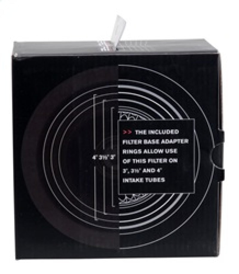 Spectre Adjustable Conical Air Filter 2-1/2in. Tall (Fits 3in. / 3-1/2in. / 4in. Tubes) - Blue Air Filters - Universal Fit Spectre