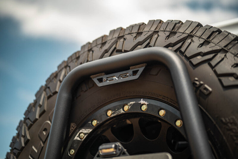 DV8 18-25 Jeep Wrangler JL Body Mounted Tire Carrier Chase Racks DV8 Offroad