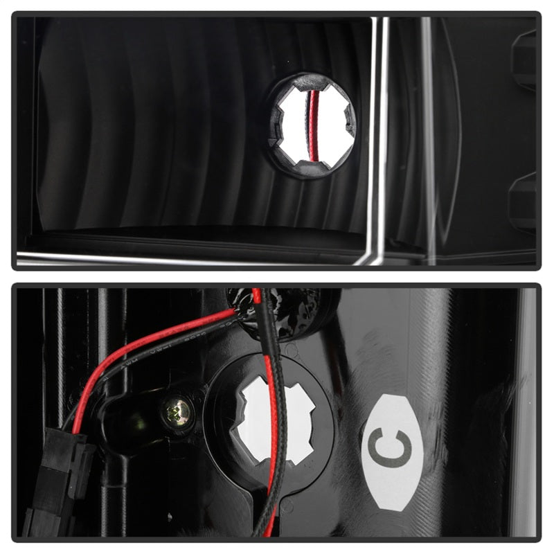 Spyder Chevy 1500 14-16 Light Bar LED Tail Lights All Blk ALT-YD-CS14-LBLED-BKV2 Tail Lights SPYDER