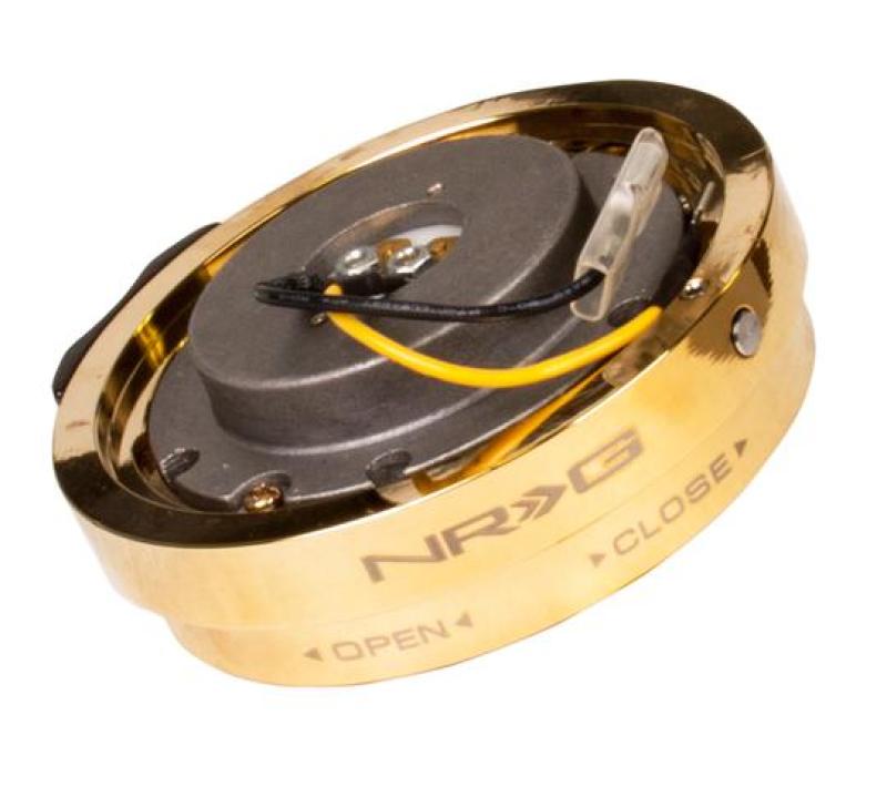 NRG Thin Quick Release - Chrome Gold Quick Release Adapters NRG