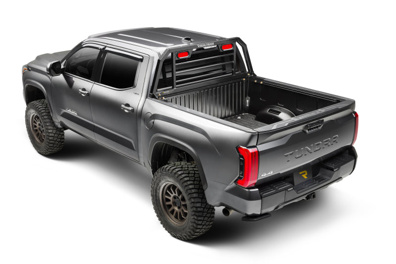 BackRack 99-24 Ford F-250/350/450 SuperDuty (17-24 Alum. Body) SRL Rack Lighted Frame ONLY Req. HW Headache Racks BackRack