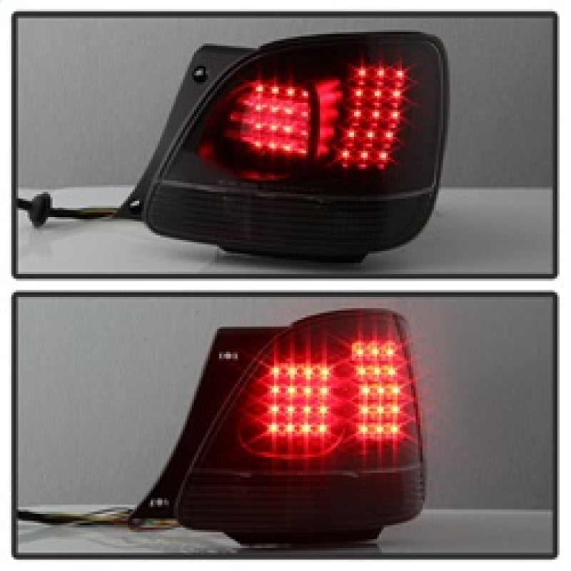 Spyder 98-05 Lexus GS300 /GS400 4pc LED Tail Lights - Black (ALT-YD-LGS98-LED-BK) Tail Lights SPYDER
