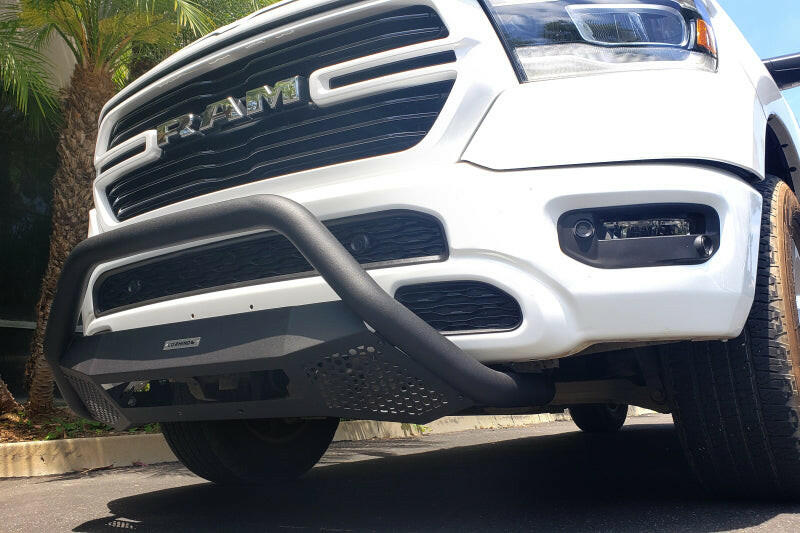 Go Rhino 19-22 Ram 1500 w/o ParkSense (Excl. Rebel/Warlock/TRX) RC4&RC3 LR Brackets - Textured black Brackets Go Rhino