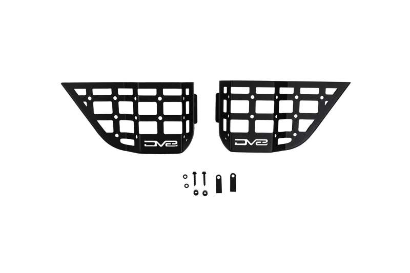 DV8 Offroad 11-18 Jeep Wrangler JK Front Door Pocket Molle Panels Exterior Trim DV8 Offroad