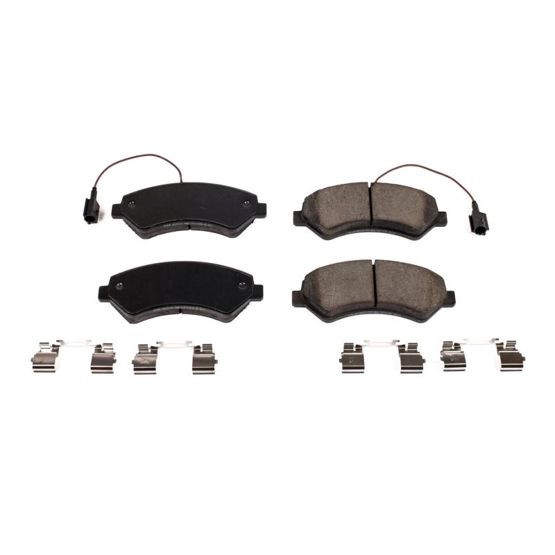 Power Stop 2019 Ram ProMaster 1500 Front Z17 Evolution Ceramic Brake Pads w/Hardware Brake Pads - OE PowerStop