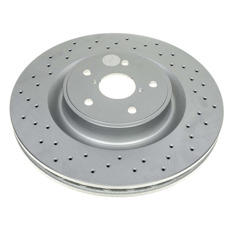 Power Stop 18-20 Subaru WRX STI Front Evolution Coated Rotor Brake Rotors - OE - Cryo PowerStop