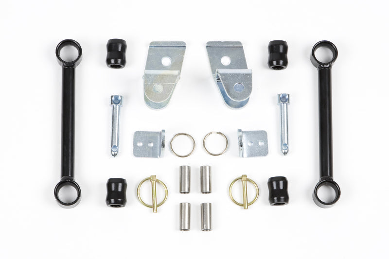 Fabtech 07-18 Jeep JK 4WD 3-5in Front Sway Bar End Link & Disconnect Kit Sway Bar Endlinks Fabtech