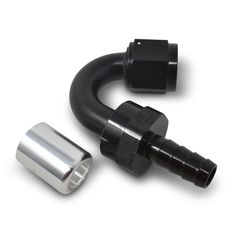 Russell Performance -8 AN Proclassic Crimp 150 Degree End (O.D. 0.700) Fittings Russell