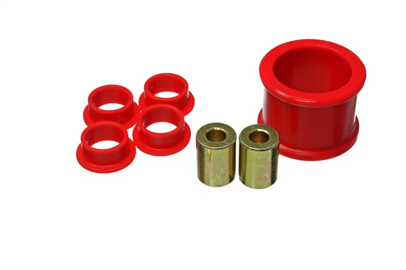 Energy Suspension 06-11 Honda Civic DX/EX/LX Red Hyper-Flex Steering Rack Bushing Bushing Kits Energy Suspension