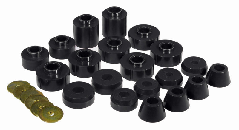 Prothane 80-96 Ford F100/350 2/4wd Body Mount - Black Bushing Kits Prothane