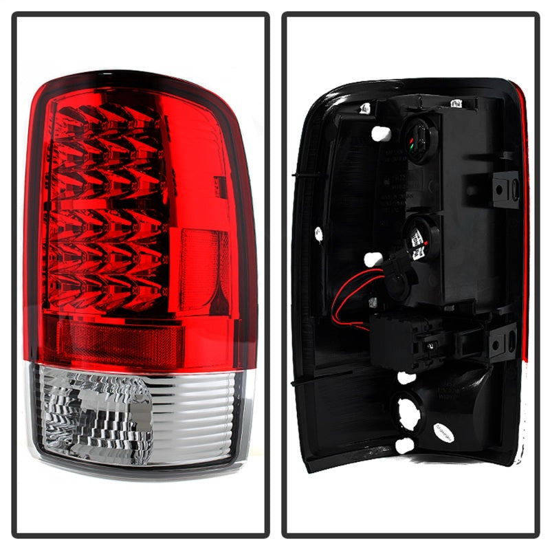 Spyder Chevy Suburban/Tahoe 1500/2500 00-06 LED Tail Lights Red Clear ALT-YD-CD00-LED-RC Tail Lights SPYDER