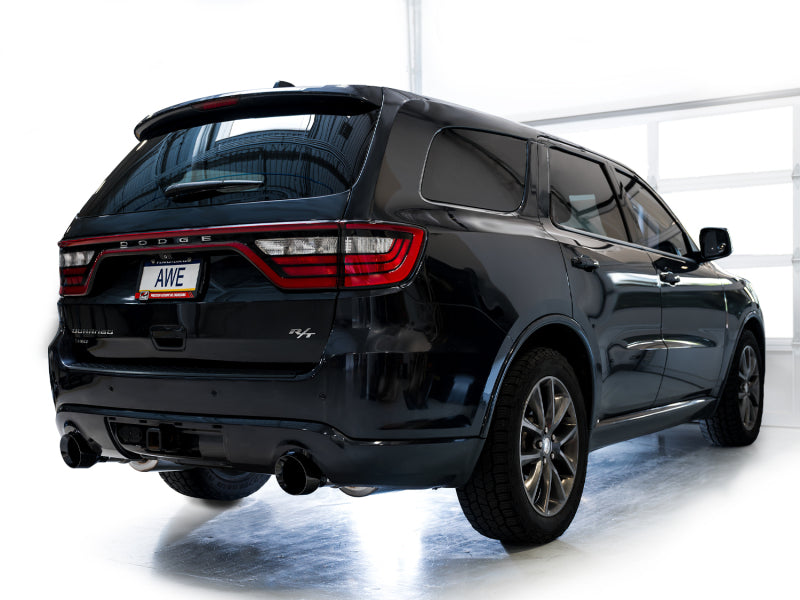 AWE Tuning 11-24 Dodge Durango 5.7L Track Edition Exhaust w/ Diamond Black Tips Catback AWE Tuning
